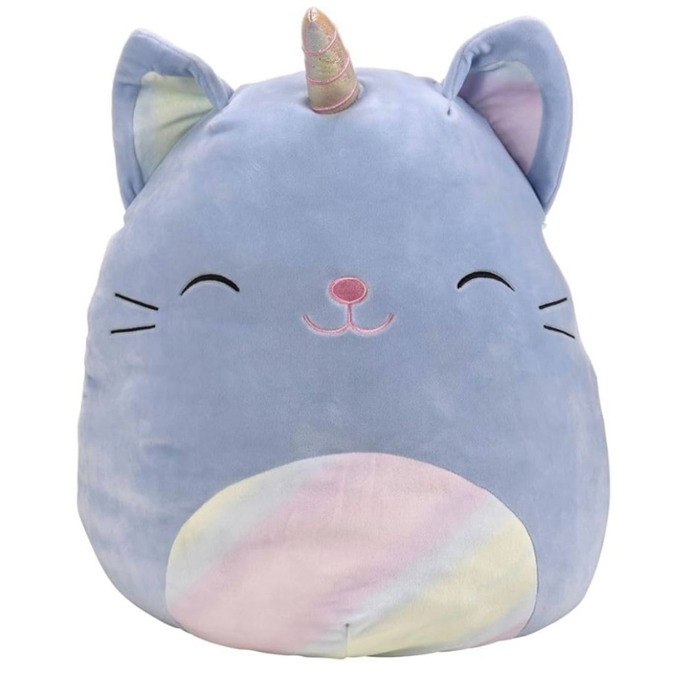NWT Adorable 16” Squishmallows Courtney The Lavender Caticorn Stuffed Toy
